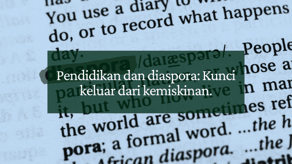 diaspora pendidikan dan diaspora